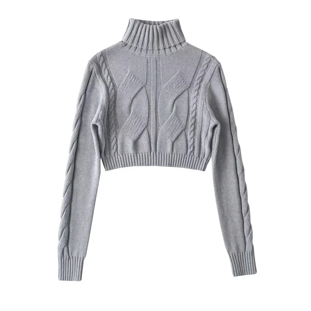 American Turtleneck Cable-knit Sweater